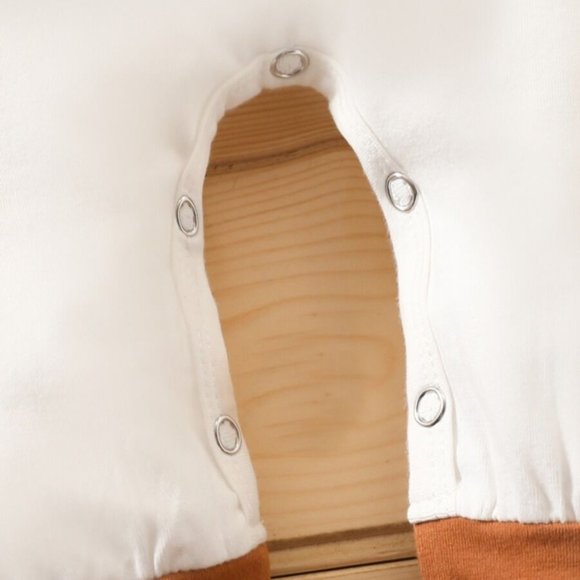 NEW Boy's Thanksgiving Everyone is Thankful for Me Hooded Jumpsuit - Picture 3 of 5